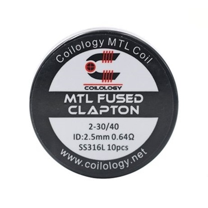 Снимка на Coilology MTL Fused Clapton Coil SS316L 0.64ohm 10pcs