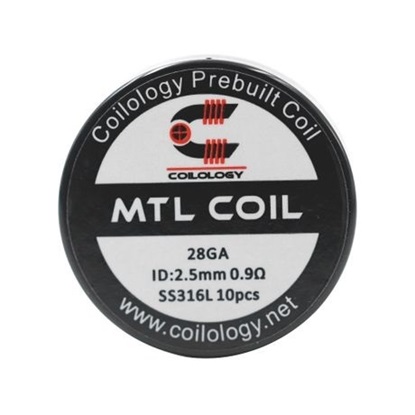 Снимка на Coilology MTL Coil SS316L 0.9ohm 10pcs