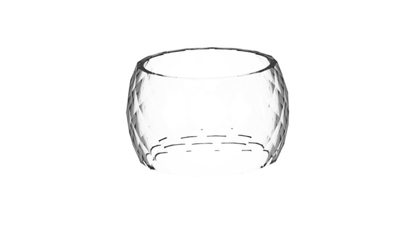 Picture of Aspire Odan Mini Diamond Profile Glass 4ml