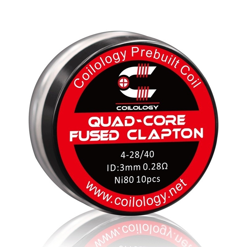 Picture of Coilology Quad Core Fused Clapton Coil 0.28ohm NI80 10pcs