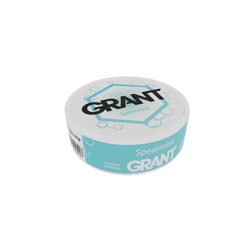 Picture of Grant Nicotine Pouches Spearmint 20mg/g