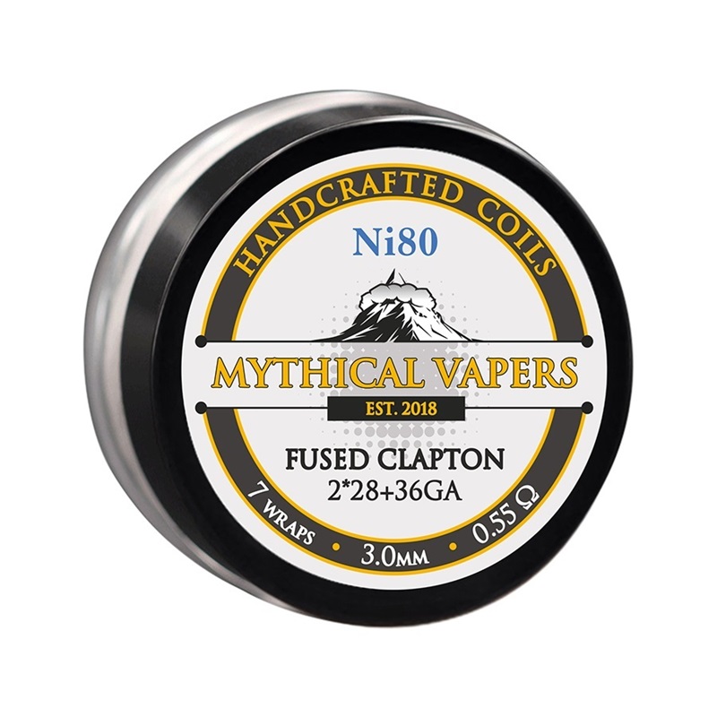 Picture of Mythical Vapers Handcrafted Coils Fused Clapton Ni80 0.55ohm