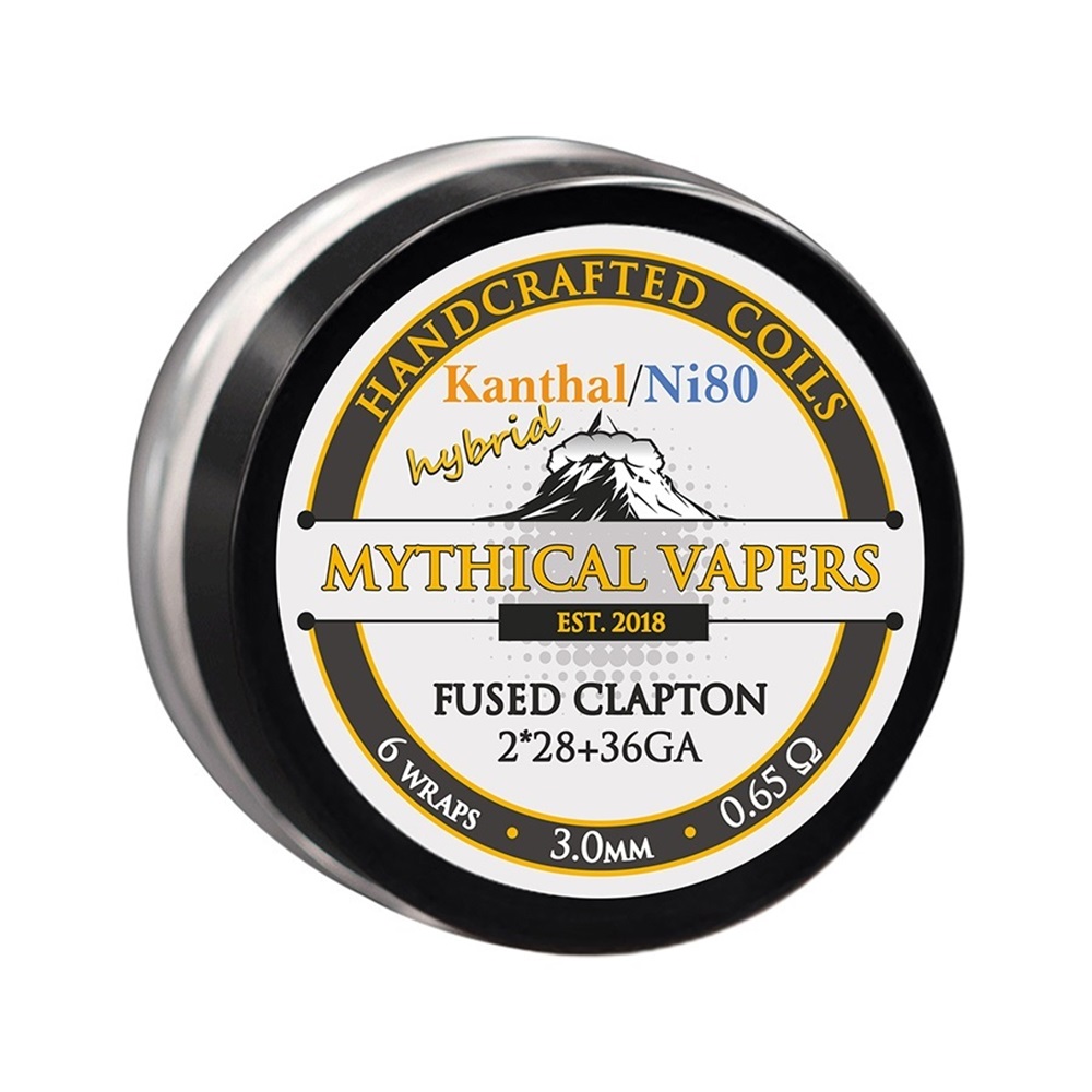Picture of Mythical Vapers Handcrafted Coils Hybrid Fused Clapton 0.65ohm