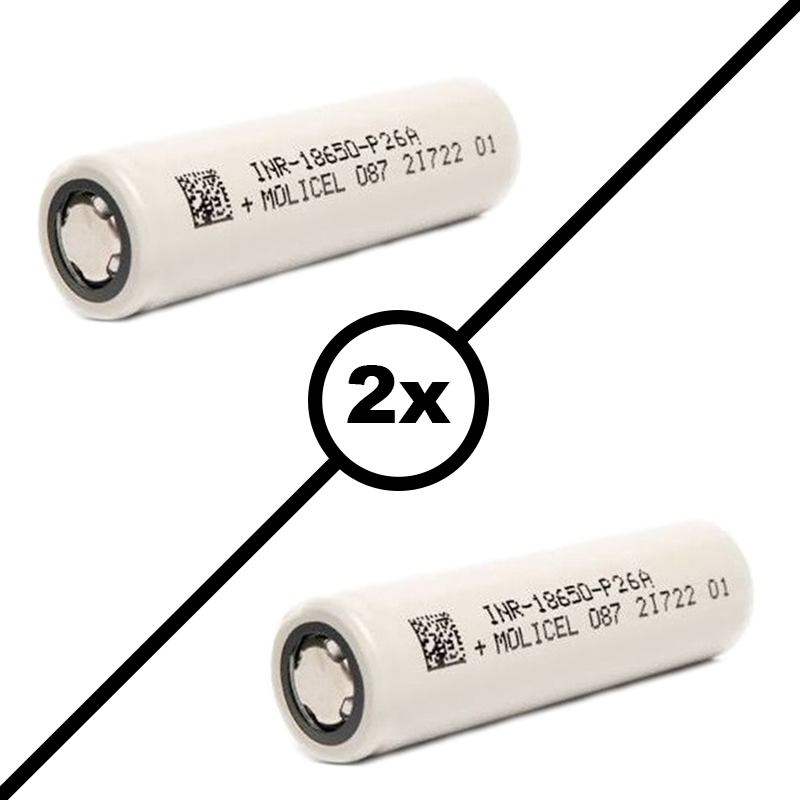 Picture of Molicel INR 18650 P26A 35A 2600mAh