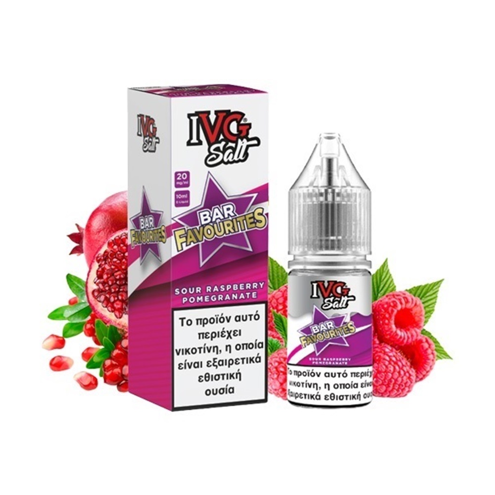 Picture of IVG Sour Raspberry Pomegranate Salt 20mg 10ml