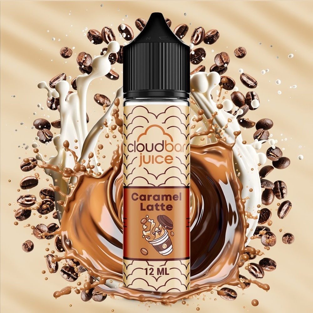 Picture of CloudBar Juice Caramel Latte 12ml/60ml