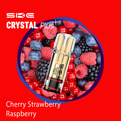 Picture of SKE Crystal Plus Pod Cherry Strawberry Raspberry 20mg 2ml