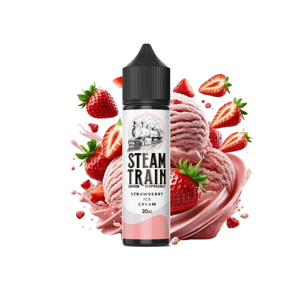 Picture of Steam Train Disposable Edition Strawberry Ice Cream 20ml/60ml