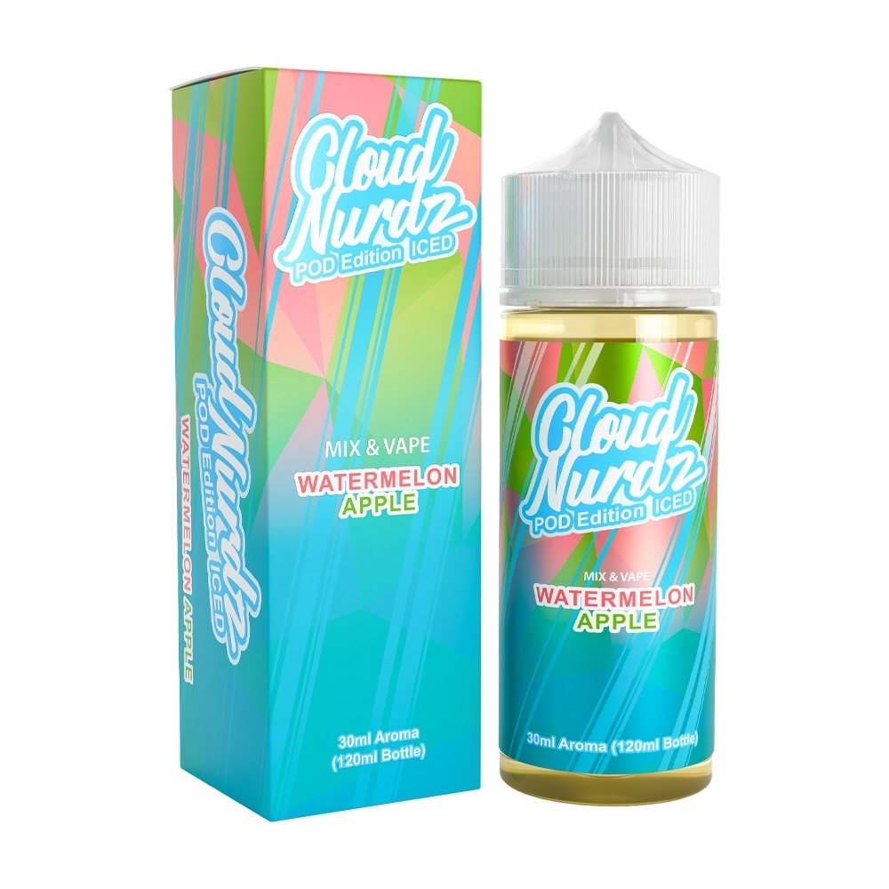 Picture of Cloud Nurdz Watermelon Apple Pod Edition Iced 30ml/120ml