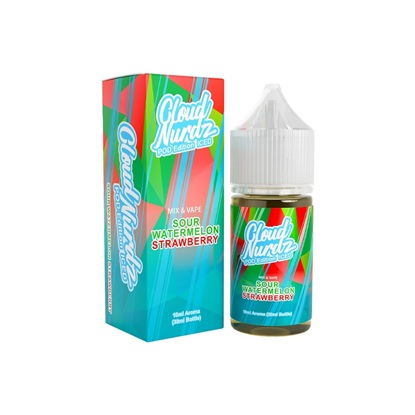 Picture of Cloud Nurdz Sour Watermelon Strawberry Pod Edition Iced 10ml/30ml
