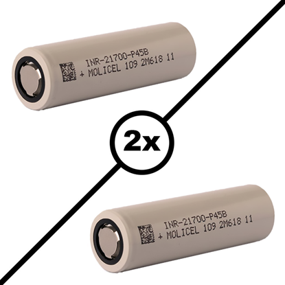 Picture of Molicel INR 21700 P45B 45A 4500mAh(2 pcs)