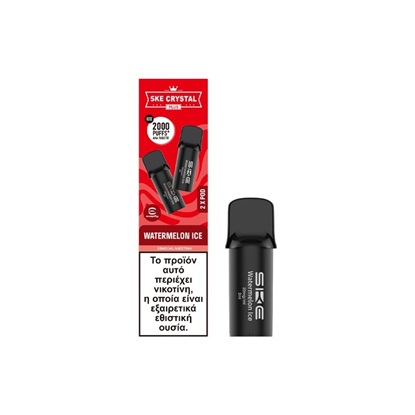 Picture of SKE Crystal Plus Pod Watermelon Ice 20mg 2ml (2 Pods)