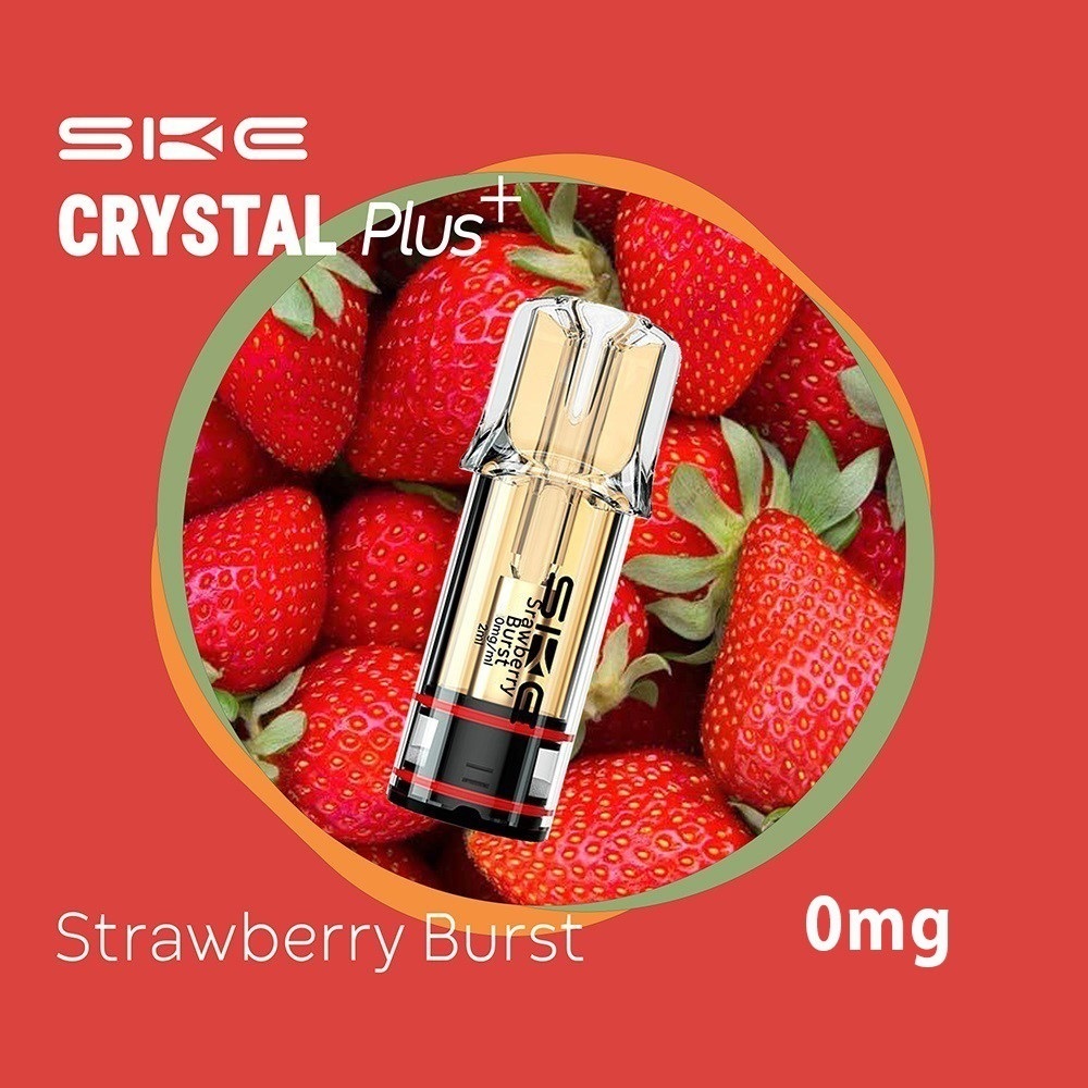 Picture of SKE Crystal Plus Pod Strawberry Burst 0mg 2ml
