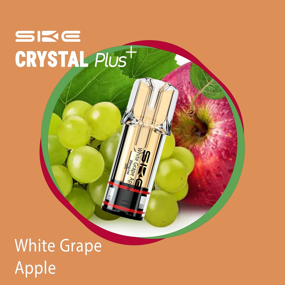 Picture of SKE Crystal Plus Pod White Grape Apple 20mg 2ml