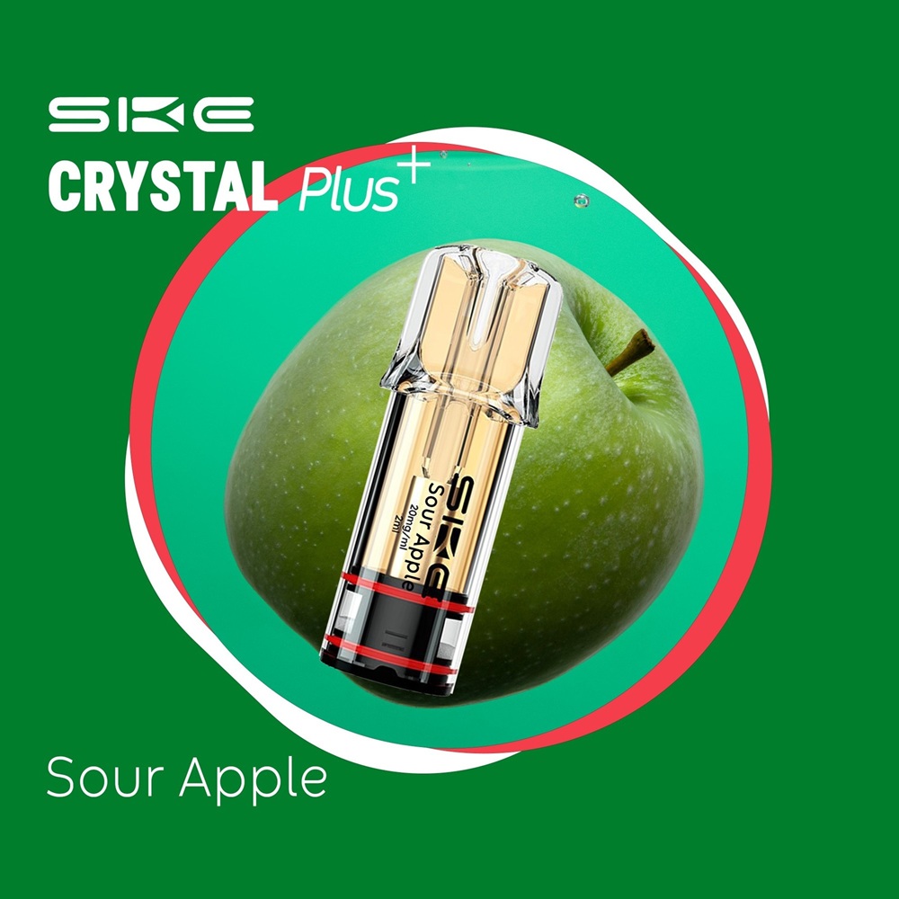 Picture of SKE Crystal Plus Pod Sour Apple 20mg 2ml
