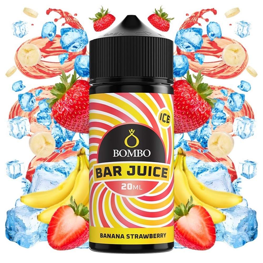 Picture of Bombo Bar Juice Banana Strawberry 20ml/120ml