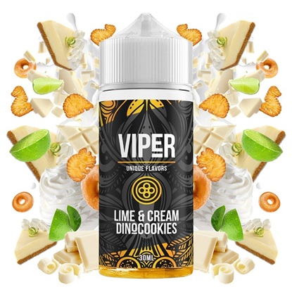 Picture of Viper Golden Owl Lime & Cream Dinocookies 30ml/120ml