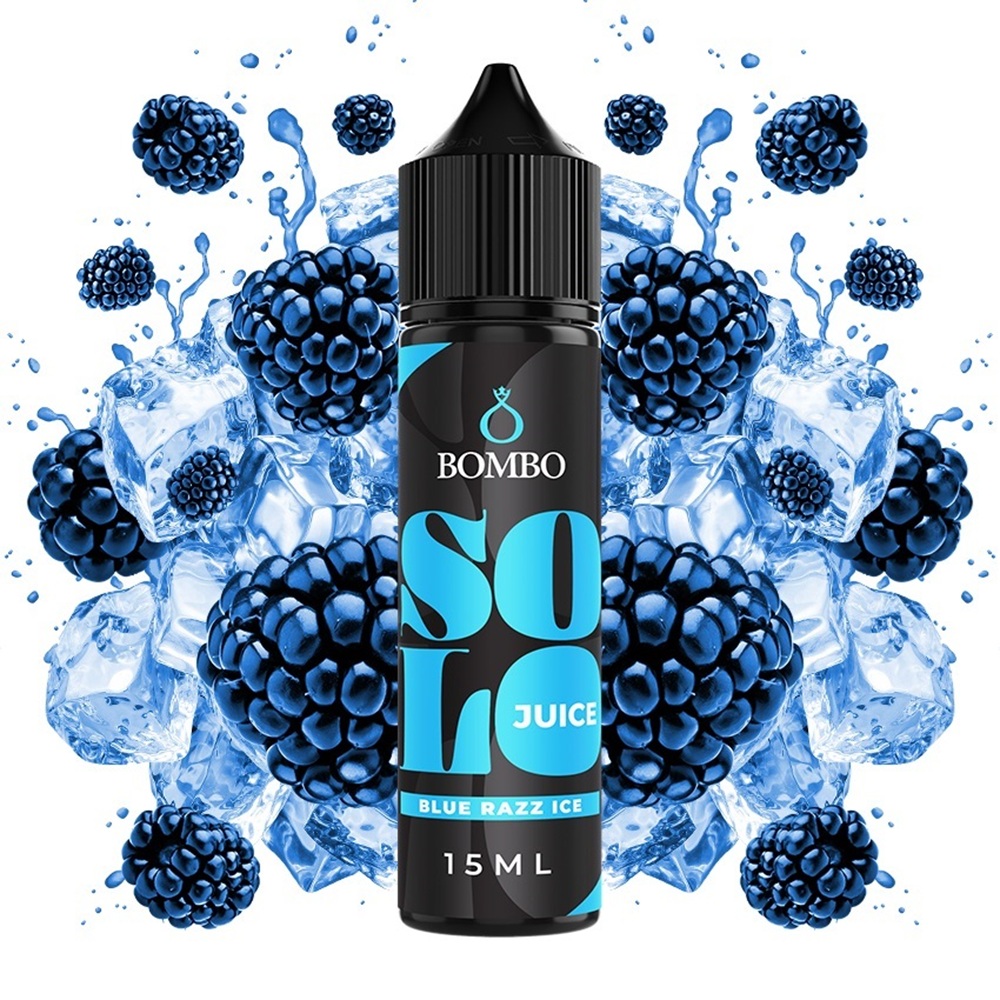 Picture of Bombo Solo Blue Razz Ice 10ml/60ml