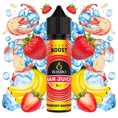 Picture of Bombo Bar Juice Hyper Boost Strawberry Banana Ice 5ml/60ml