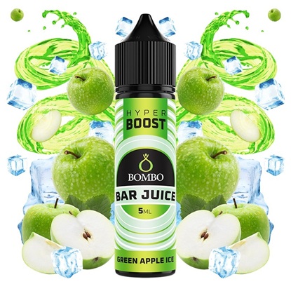 Picture of Bombo Bar Juice Hyper Boost Green Apple Ice 5ml/60ml