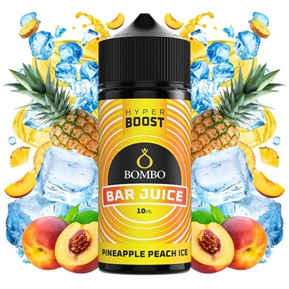 Picture of Bombo Bar Juice Hyper Boost Pineapple Peach Ice 10ml/120ml