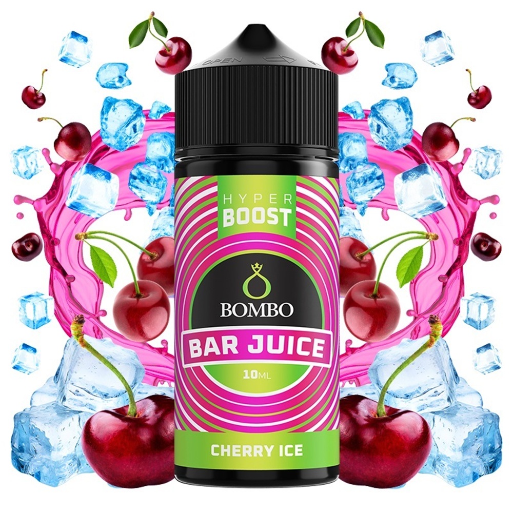 Picture of Bombo Bar Juice Hyper Boost Cherry Ice 10ml/120ml
