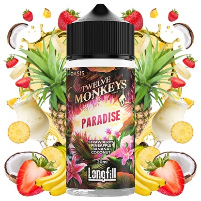 Picture of Twelve Monkeys Oasis Paradise 20ml/120ml