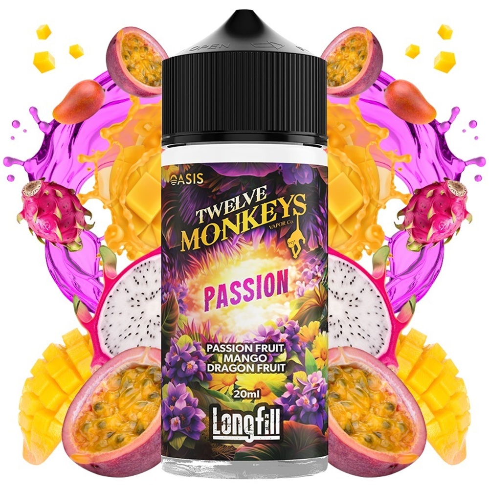 Picture of Twelve Monkeys Oasis Passion 20ml/120ml