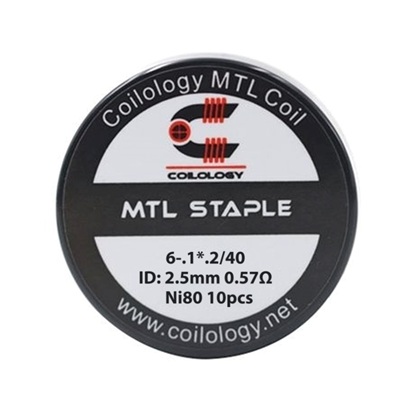Picture of Coilology MTL Staple Coil Ni80 0.57ohm 10pcs