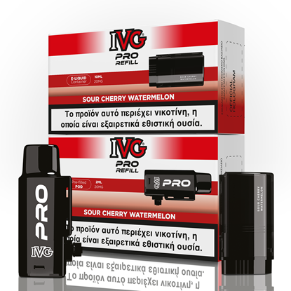 Picture of IVG Pro Refill Sour Cherry Watermelon 20mg 2ml+10ml