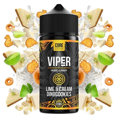 Picture of Viper Golden Owl Lime & Cream Dinocookies Core Edition 20ml/120ml