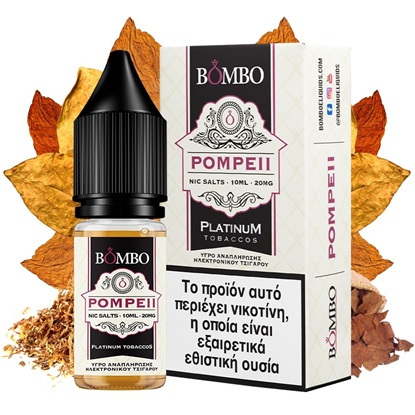 Picture of Bombo Platinum Tobaccos Pompeii Salt 20mg 10ml