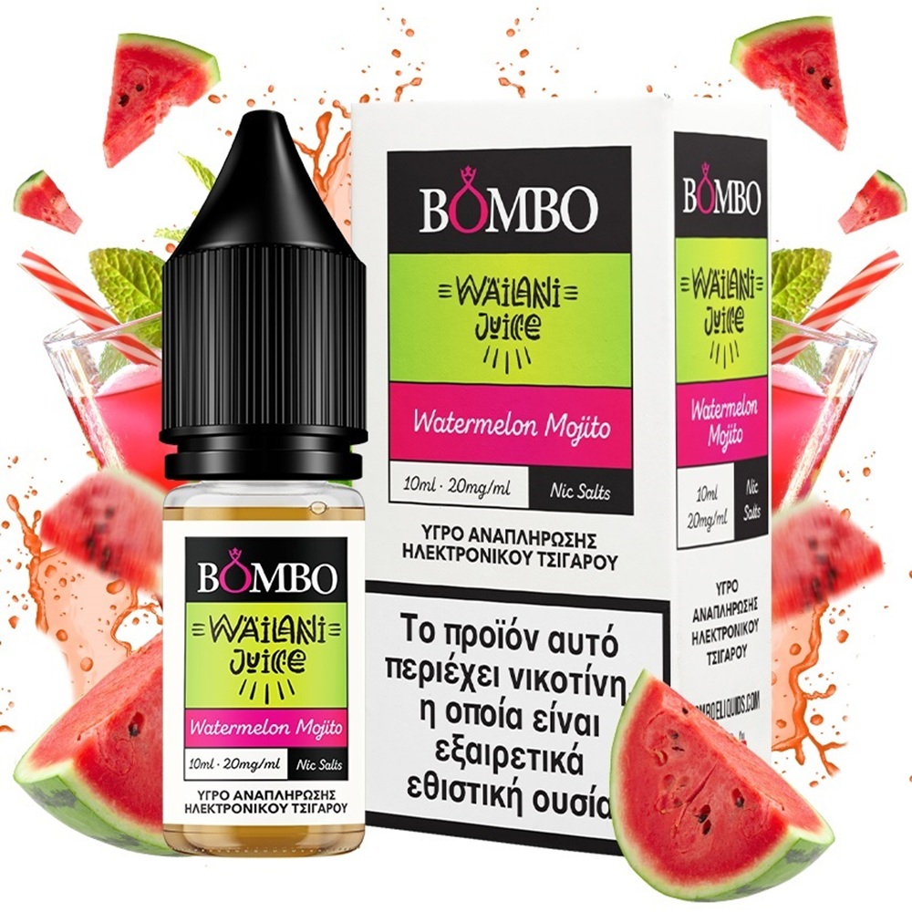 Picture of Bombo Wailani Juice Watermelon Mojito Salt 20mg 10ml