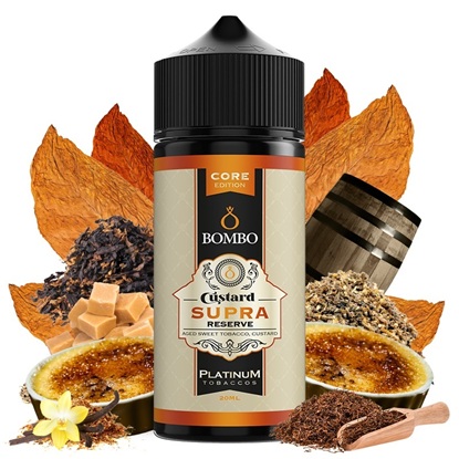 Picture of Bombo Platinum Tobaccos Custard Supra Reserve Core Edition 20ml/120ml