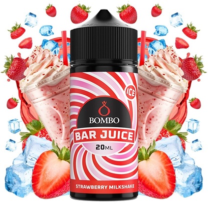 Picture of Bombo Bar Juice Strawberry Milkshake 20ml/120ml