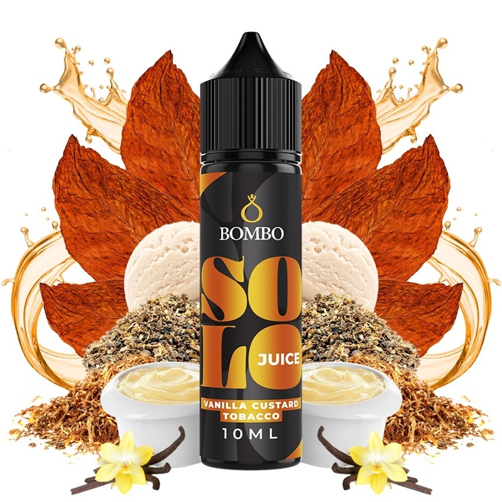 Picture of Bombo Solo Vanilla Custard Tobacco 10ml/60ml