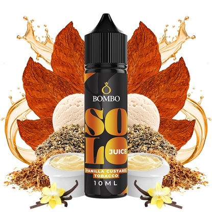 Picture of Bombo Solo Vanilla Custard Tobacco 10ml/60ml