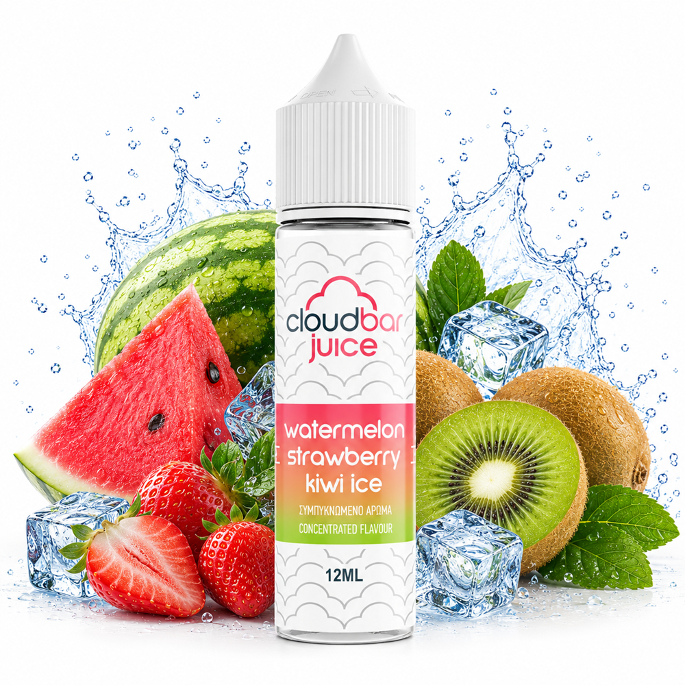 Picture of CloudBar Juice Watermelon Strawberry Kiwi Ice 12ml/60ml