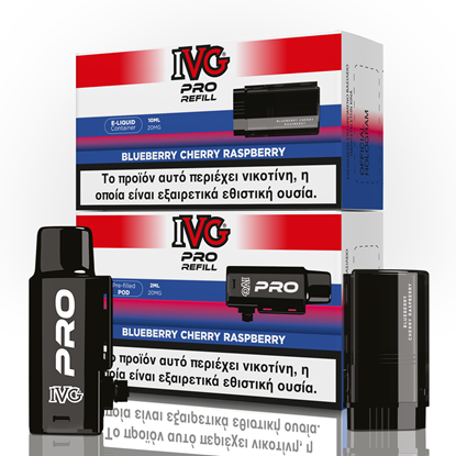 Picture of IVG Pro Refill Blueberry Cherry Raspberry 20mg 2ml+10ml